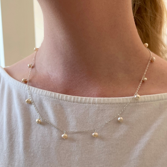 Frida halskæde sølv