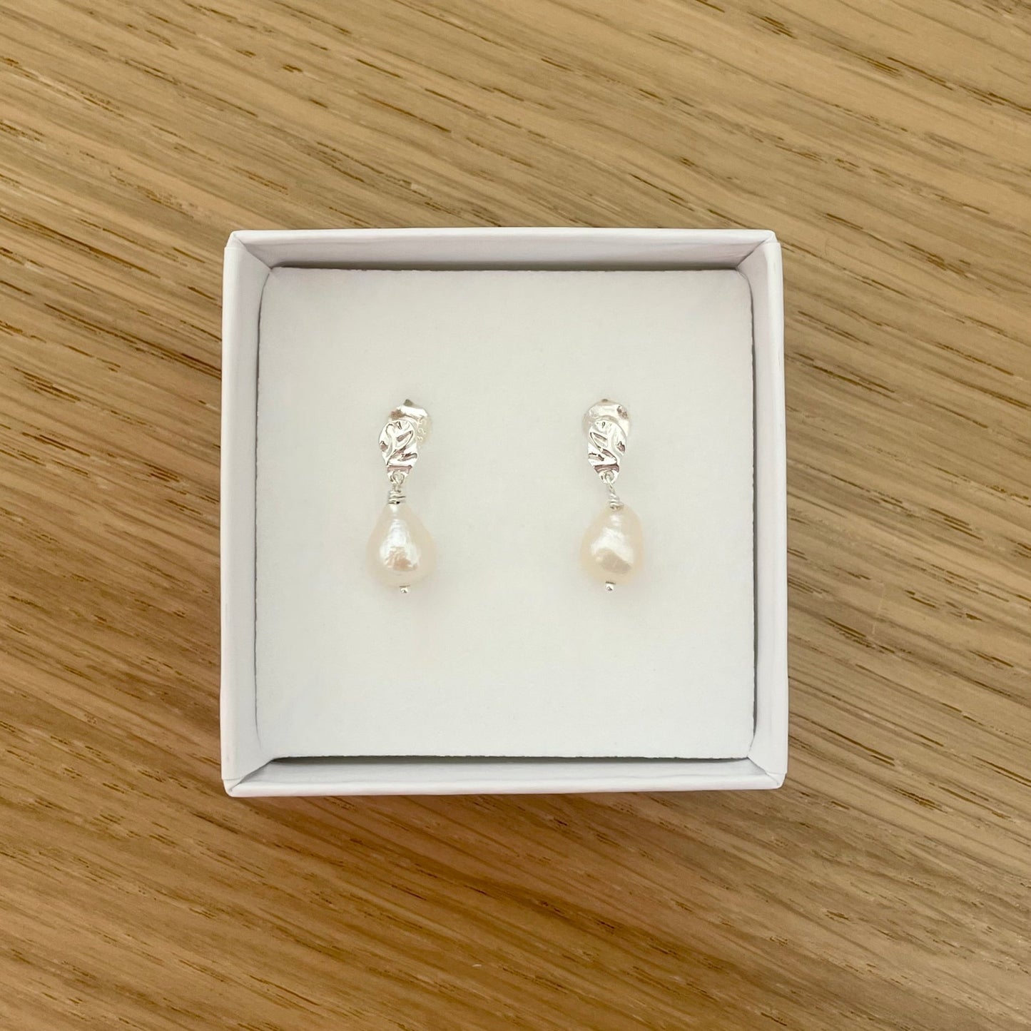 Celina øreringe sølv - Opal Smykker