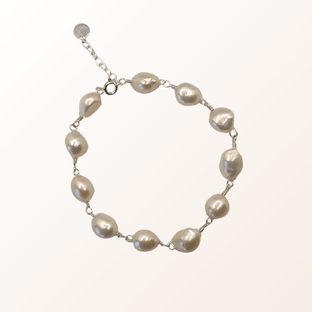 Elina armbånd med barok ferskvandsperler