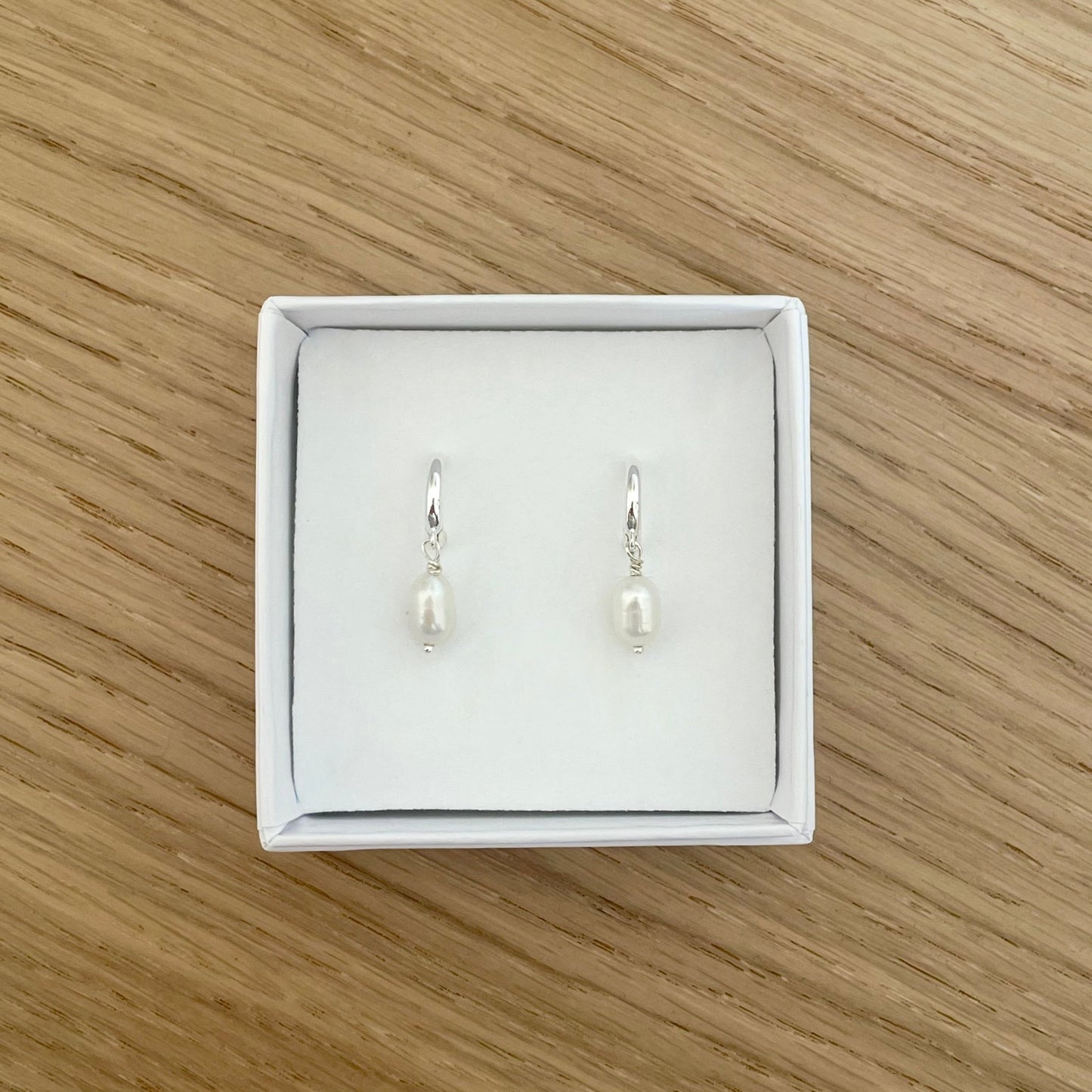 Ellie øreringe sølv - Opal Smykker