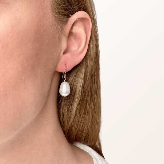 Isabell øreringe guld - Opal Smykker