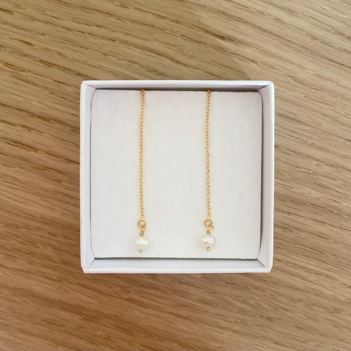 Lily øreringe guld - Let elegance - Opal Smykker