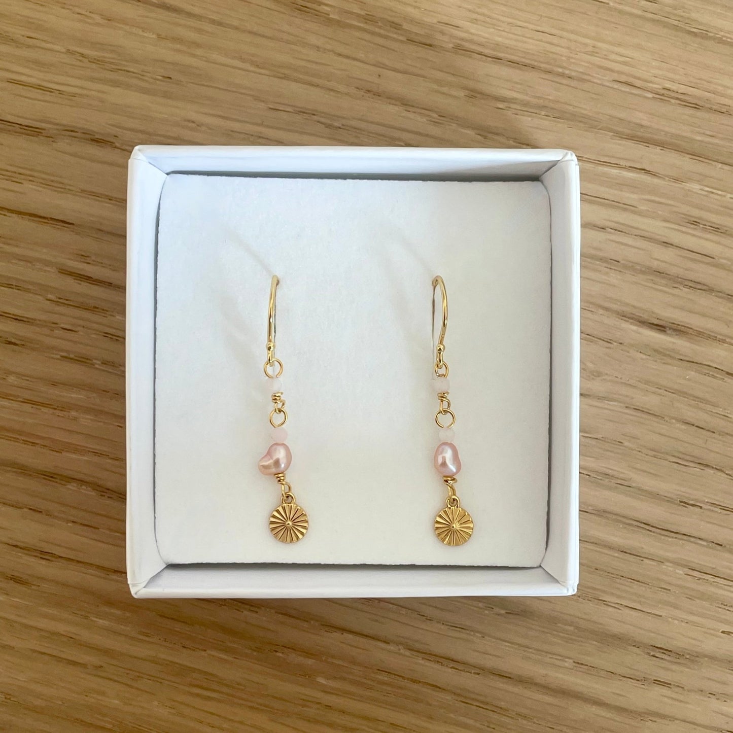 Rosalinde øreringe guld - Opal Smykker