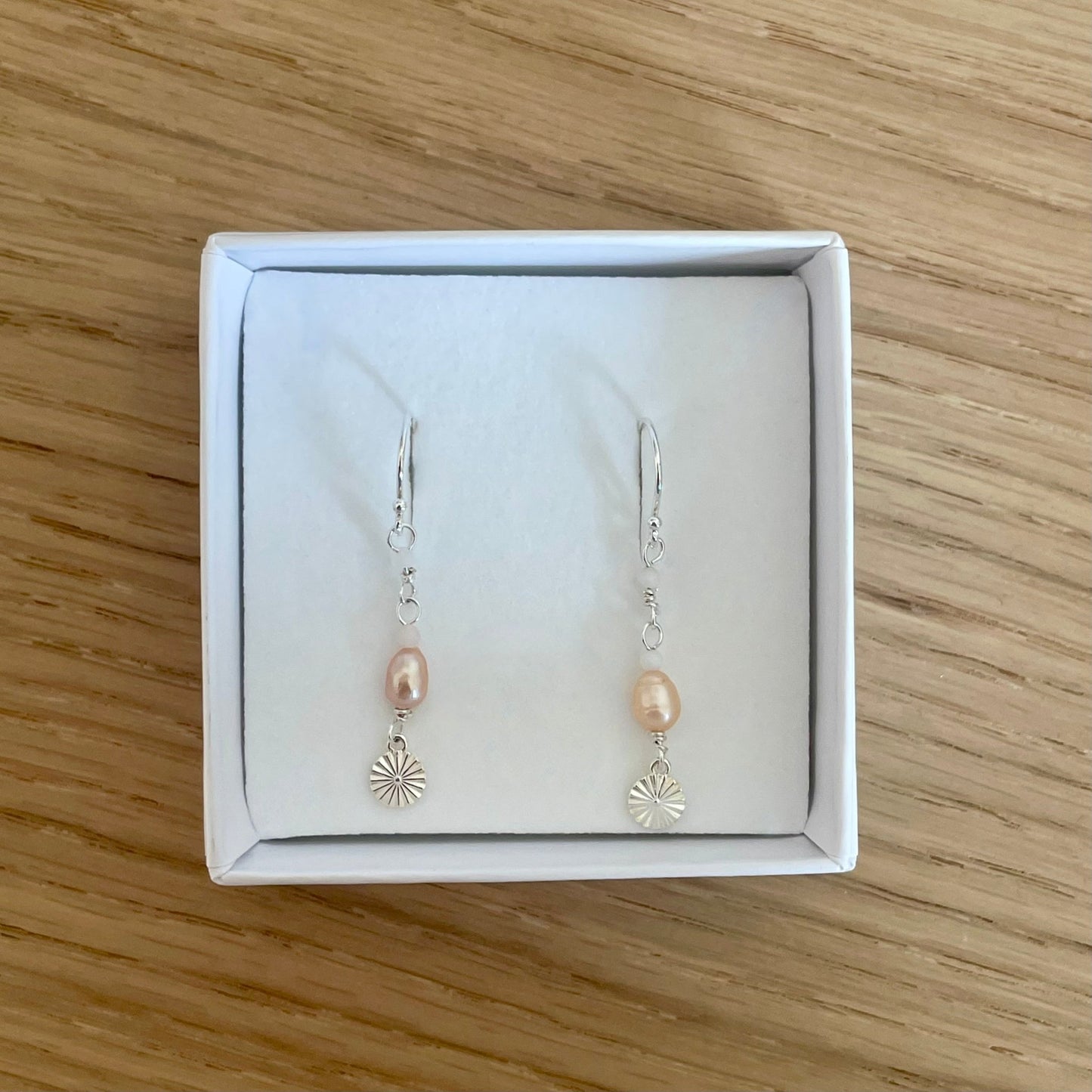 Rosalinde øreringe sølv - Elegant femininitet - Opal Smykker