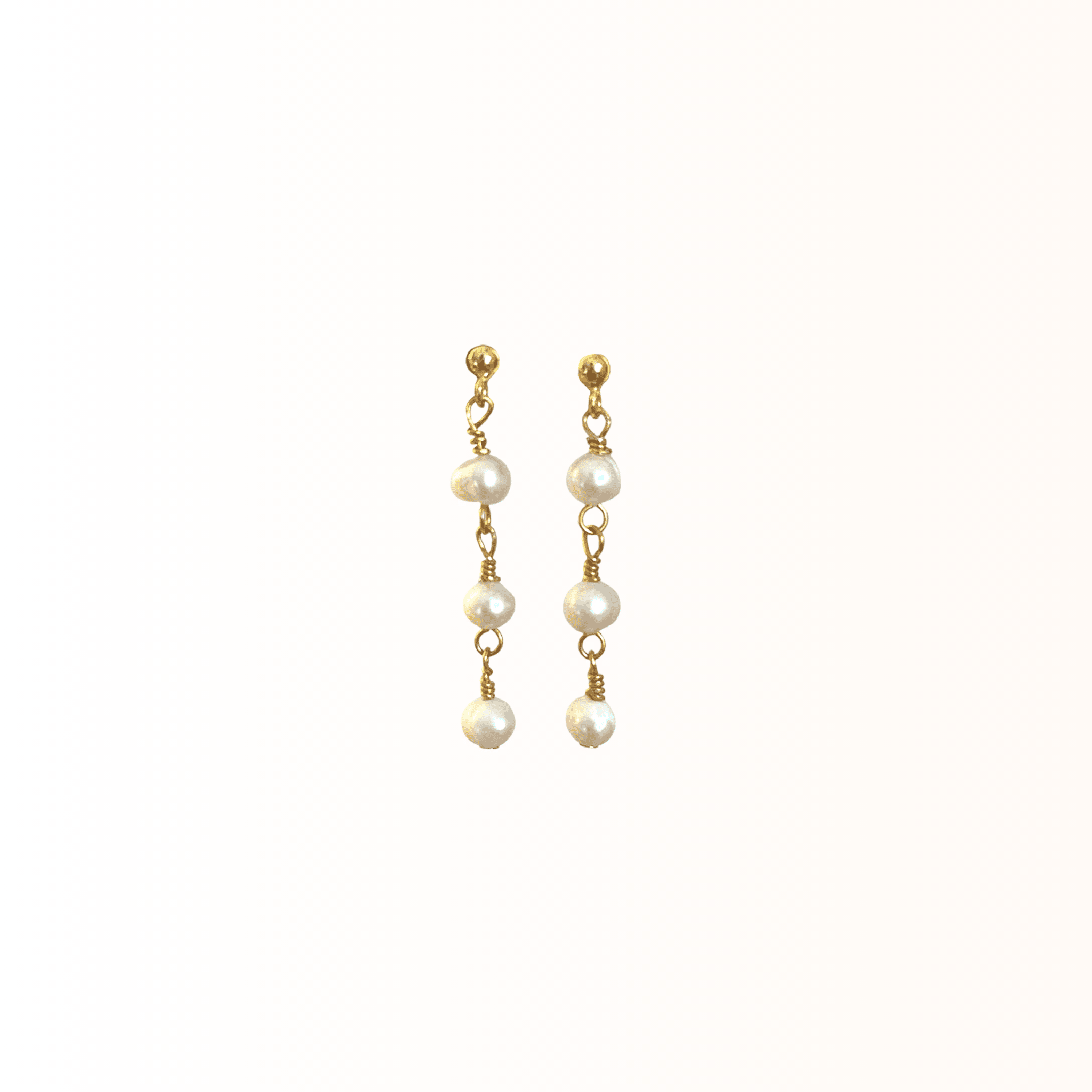 Alma øreringe guld - Tidsløs elegance - Opal Smykker