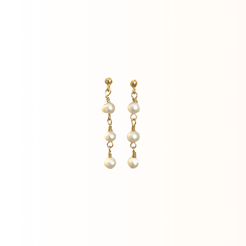 Alma øreringe guld - Tidsløs elegance - Opal Smykker