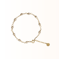 Daphnie armbånd guld - Elegant enkelthed - Opal Smykker