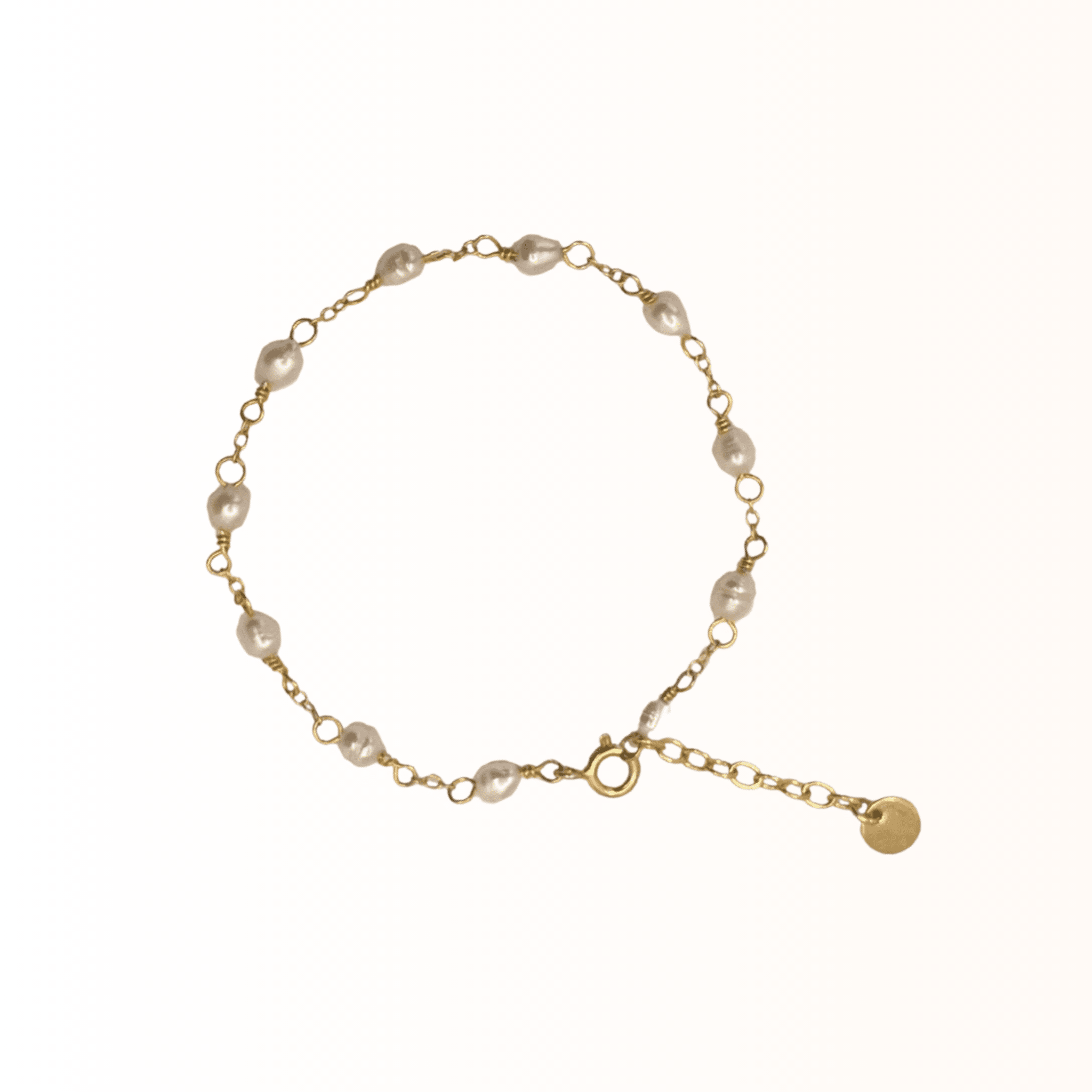 Daphnie armbånd guld - Elegant enkelthed - Opal Smykker