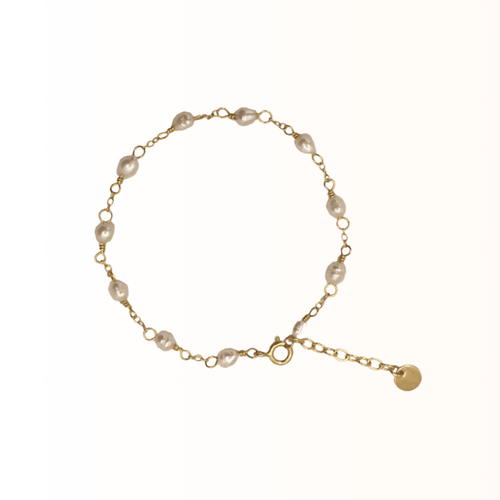 Daphnie armbånd guld - Elegant enkelthed - Opal Smykker