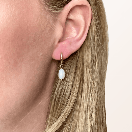 Ellie øreringe guld - Opal Smykker