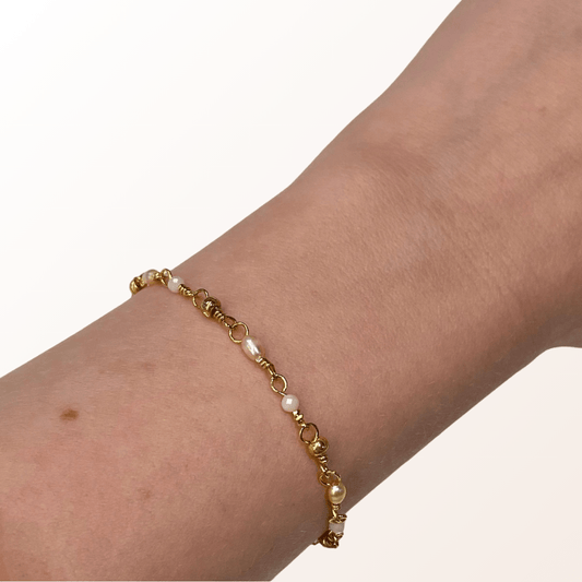 Emily armbånd guld - Opal Smykker