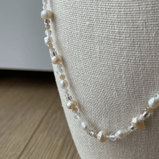 Grace halskæde sølv - Perlebesat skønhed - Opal Smykker