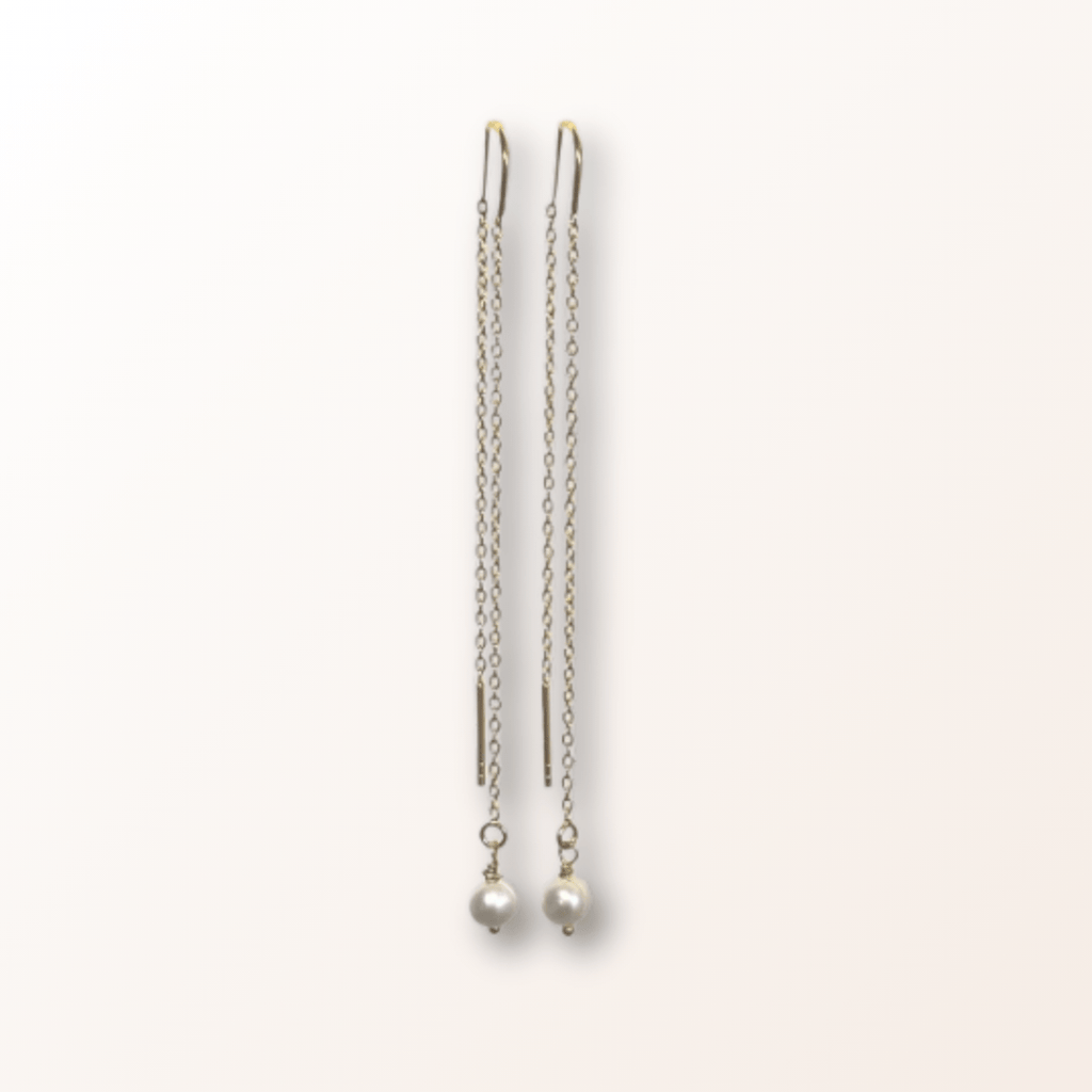 Lily øreringe guld - Let elegance - Opal Smykker