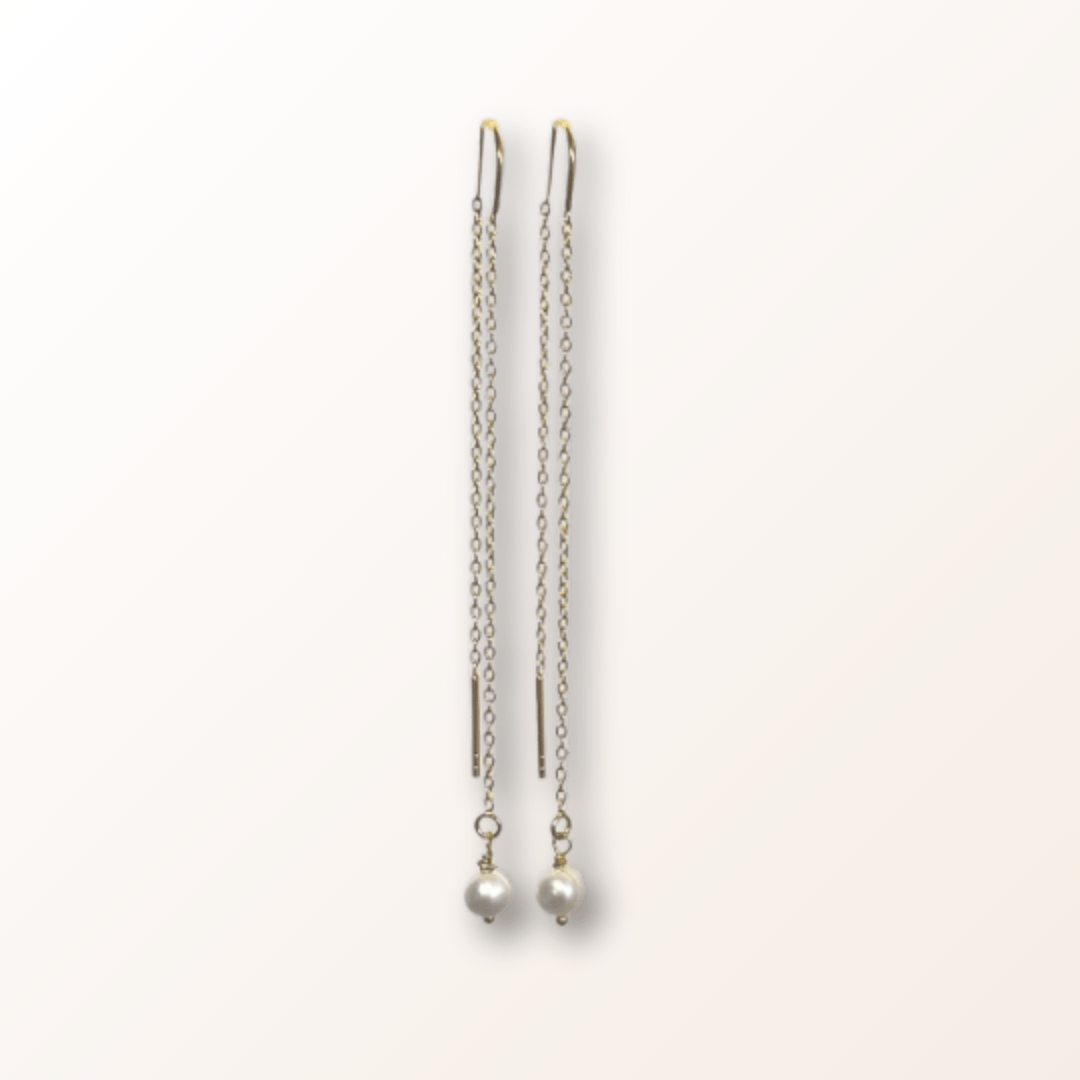 Lily øreringe guld - Let elegance - Opal Smykker