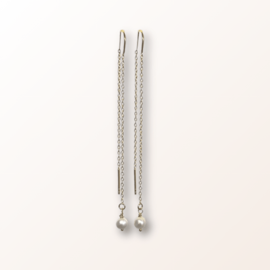 Lily øreringe guld - Let elegance - Opal Smykker