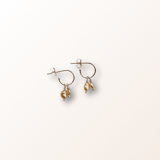 Liv øreringe sølv - Opal Smykker