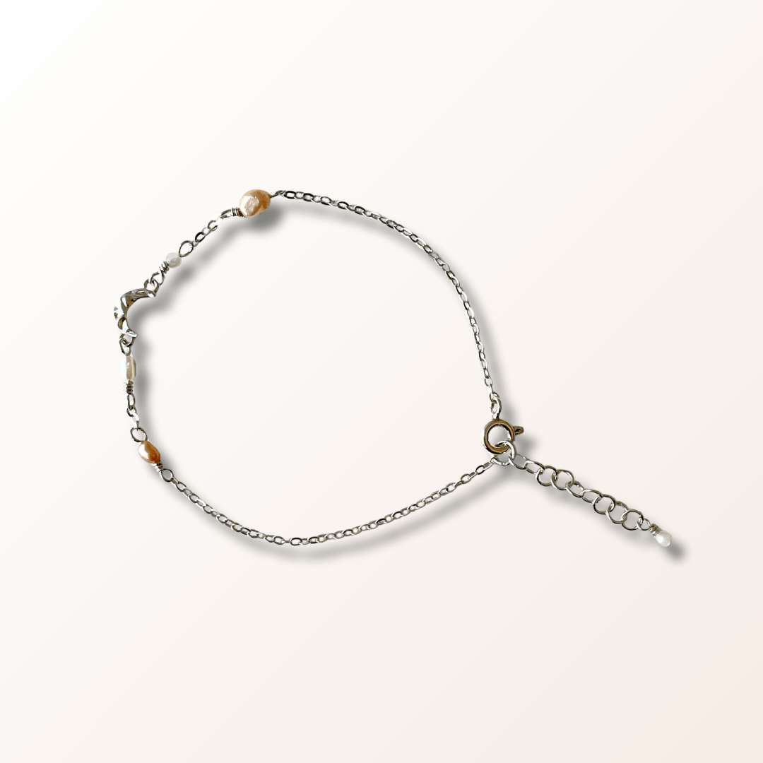 Luna armbånd guld – Blid elegance - Opal Smykker