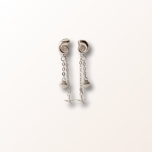 Mira øreringe sølv - Havinspireret elegance - Opal Smykker