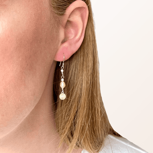 Rosalinde øreringe sølv - Elegant femininitet - Opal Smykker